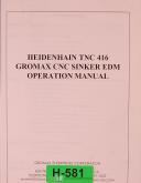 Heidenhain-Gromax-Heidenhain Gromax TNC 416, CNC Sinker EDM Operations Manual-TNC 416-01